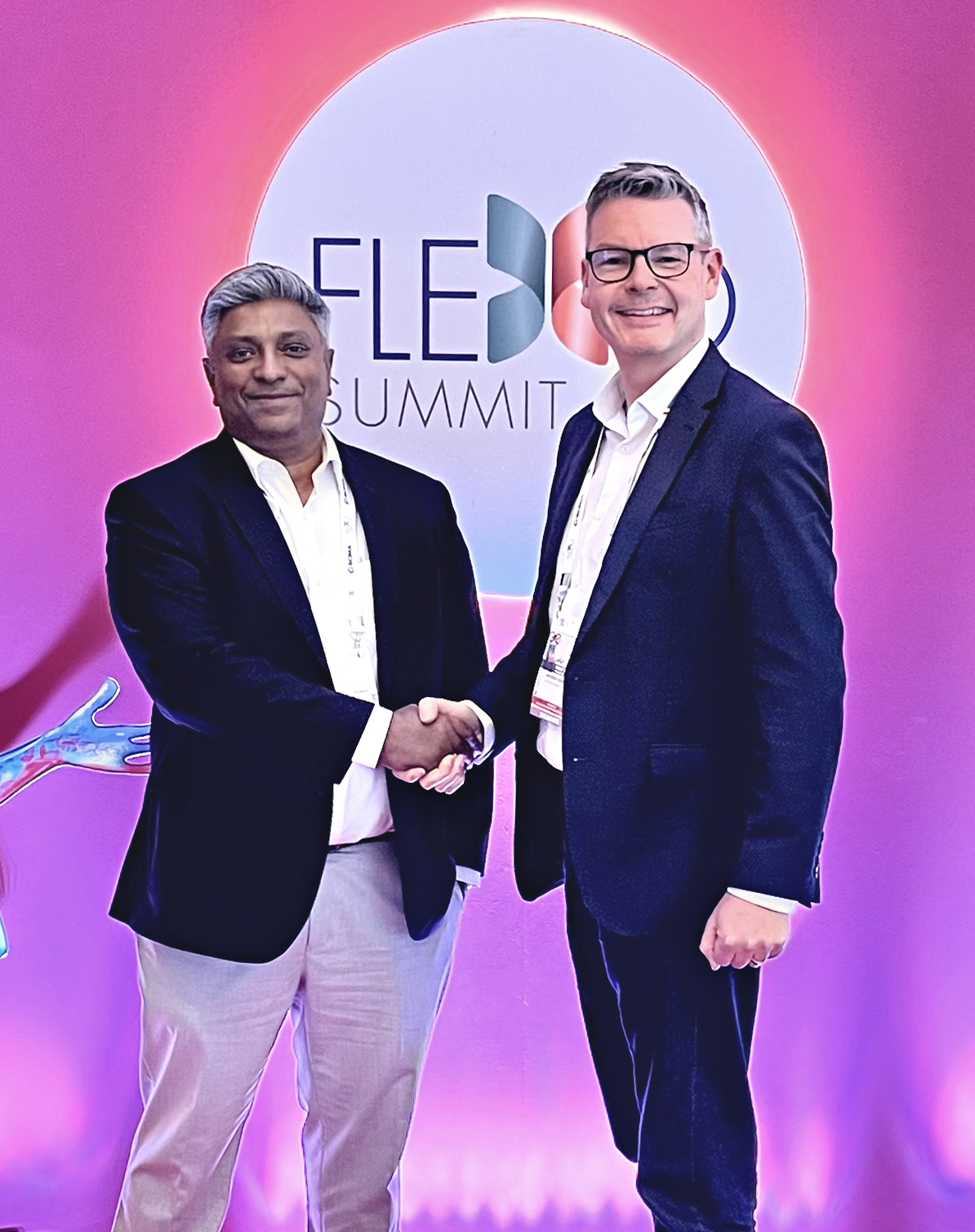 (Left to Right) Aditya Pangikal, Business Head of R3 India and Andrew Hewitson, Group CEO of Reproflex3.