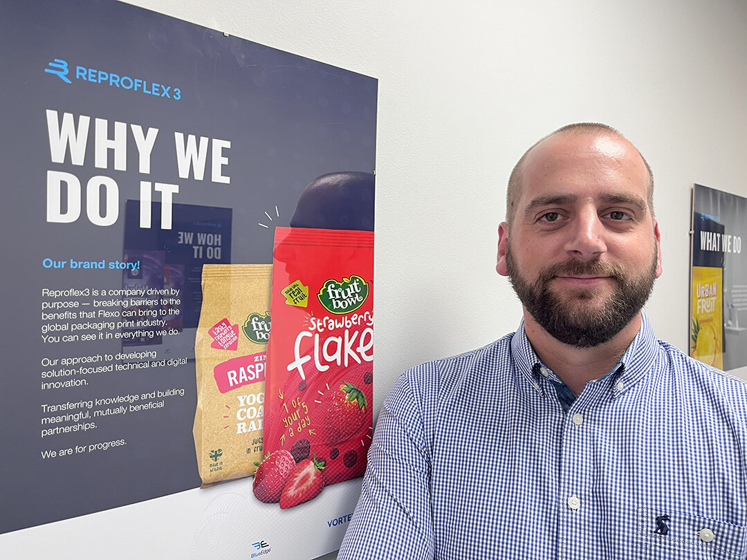 Danny Wright joins Reproflex3 as Technical Sales Manager for Flexo.